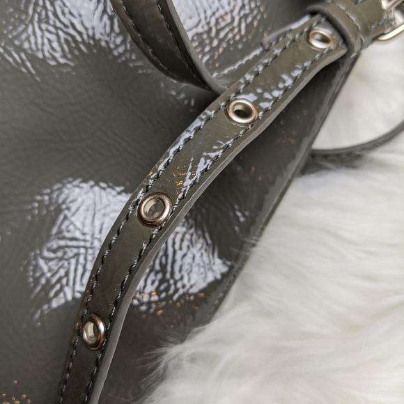 Nine West Patent Leather Crossbody in Green - Picture 7 of 7